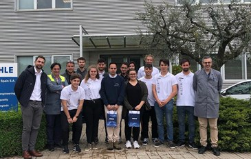 L'UPC Vilanova Formula Team visita Mahle